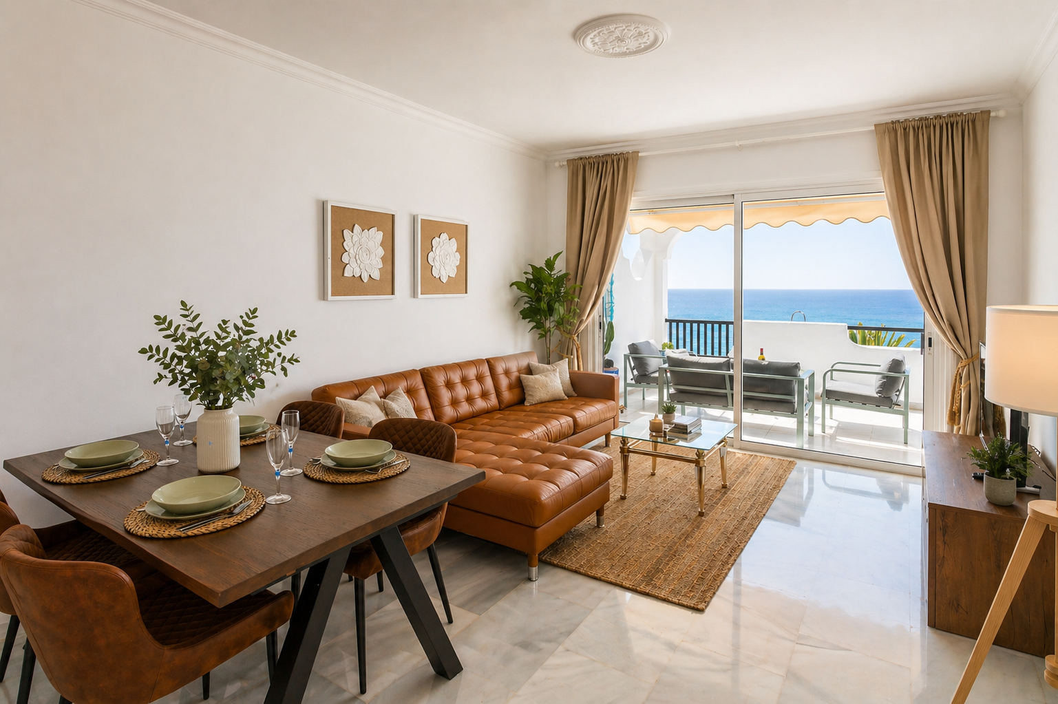 Open-plan living & dining